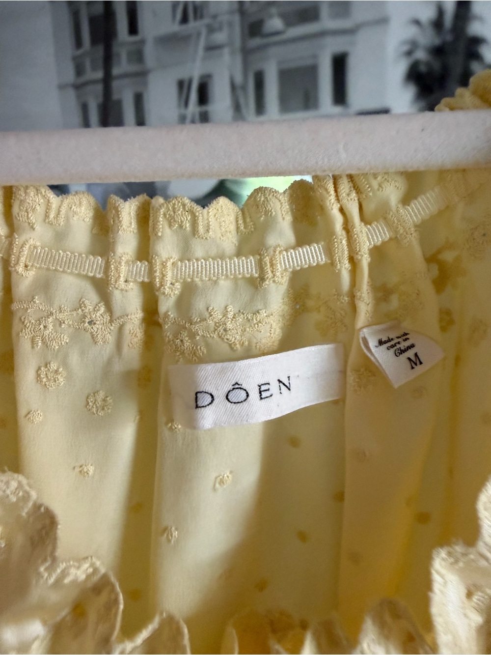 DÔEN Yvette Top in Gateau, size Medium - Picture 3 of 3